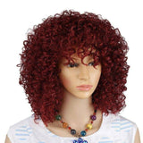 Krullende damespruik