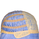 Lange Blauwe Pruik | Perruque-Club