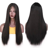 Lang blond haar pruik