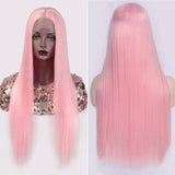 Lang blond haar pruik