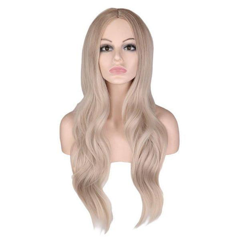 Lang Blond Haar Pruik | Perruque-Club