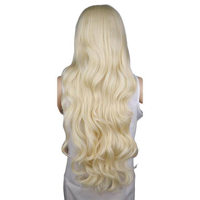 Lange Blonde Pruik | Perruque-Club
