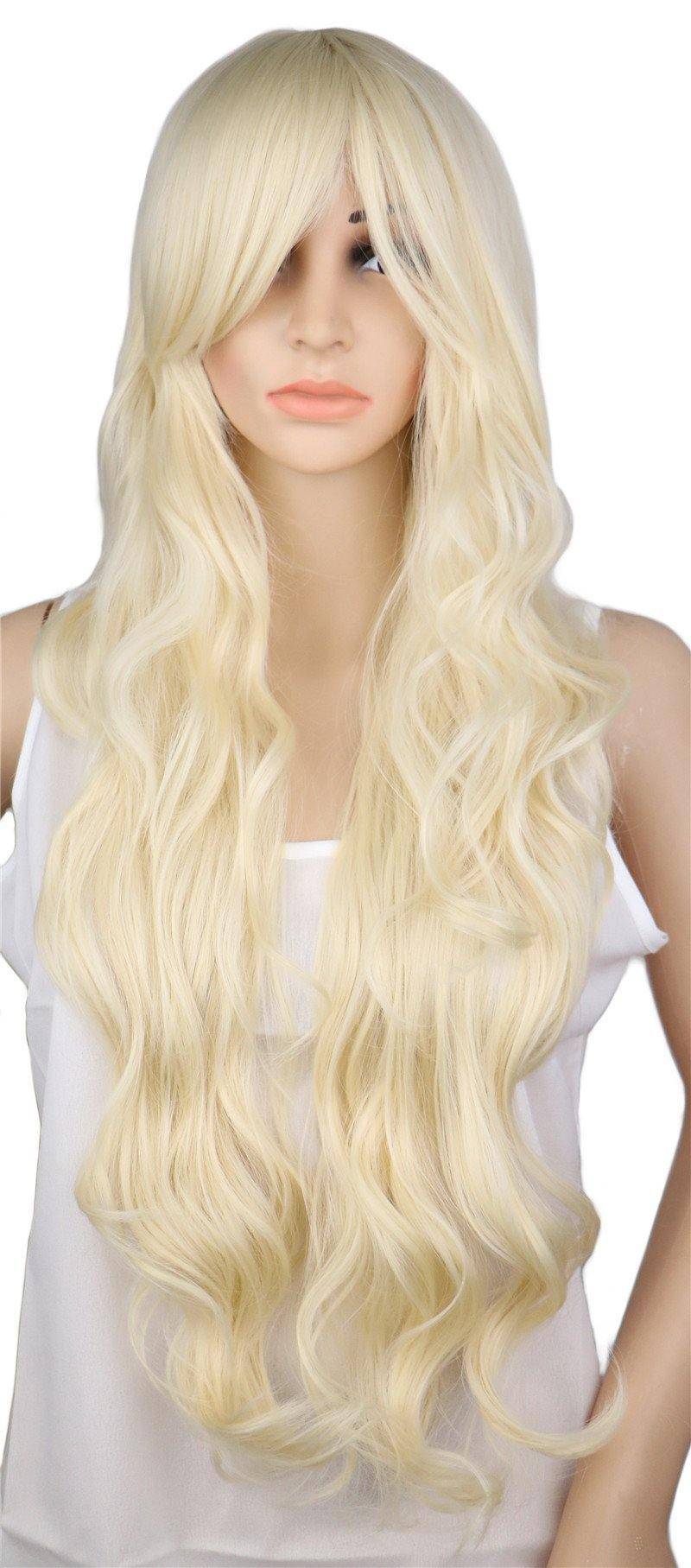 Lange Blonde Pruik | Perruque-Club