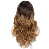 Lang bruin haar Pruik | Perruque-Club