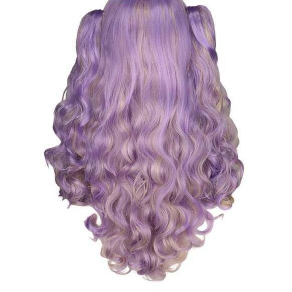 Mauve Lange Pruik
