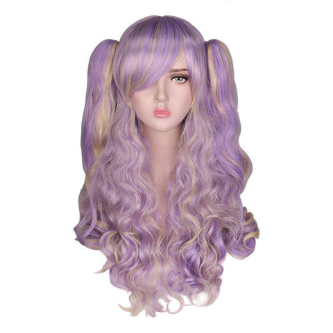 Mauve Lange Pruik