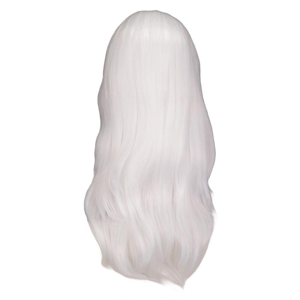 Pruik lang wit haar | Perruque-Club