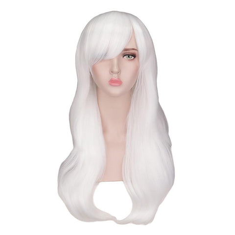 Pruik lang wit haar | Perruque-Club