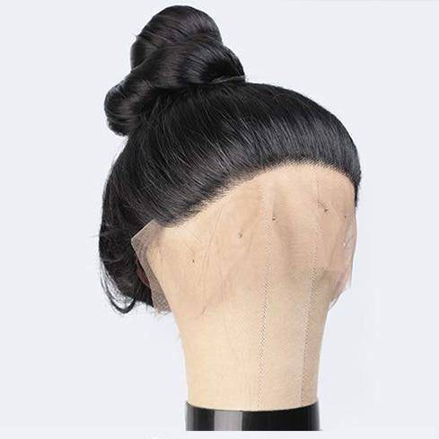 Zwart Lang Haar Pruik