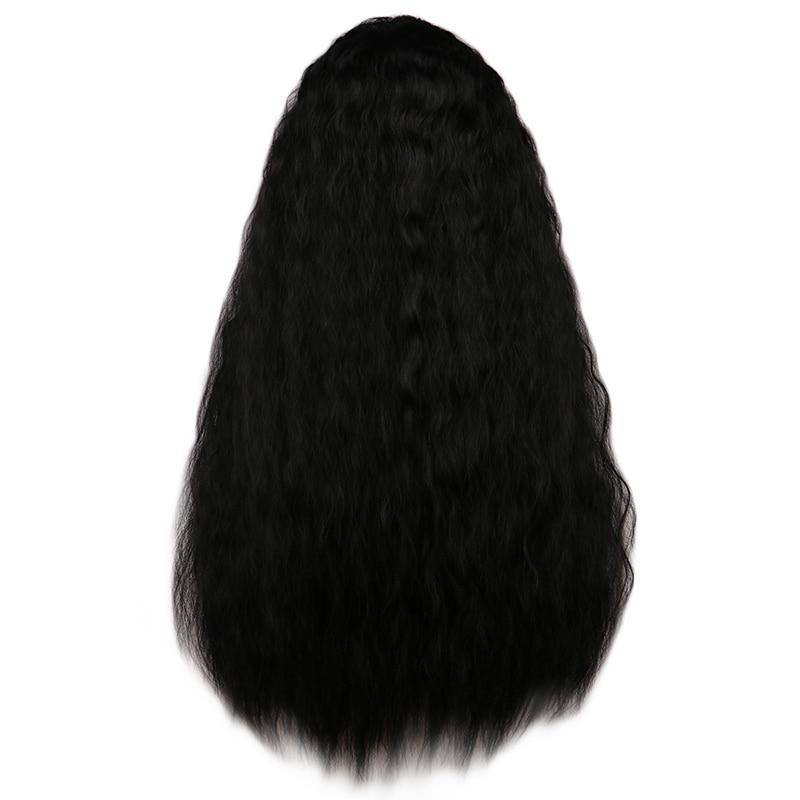 Pruik lang zwart haar | Perruque-Club