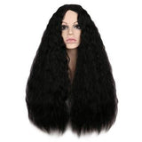 Pruik lang zwart haar | Perruque-Club