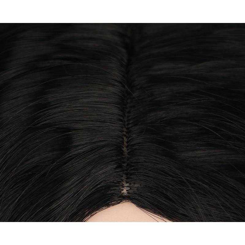 Pruik lang zwart haar | Perruque-Club