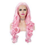 Licht Roze Pruik
