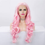 Licht Roze Pruik