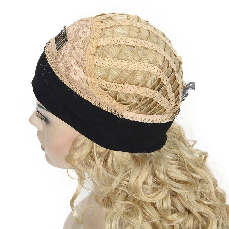 Pruik met hoofdband