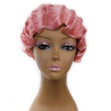 Pruik met krulspelden