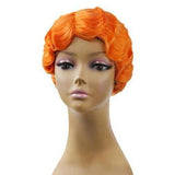 Pruik met krulspelden