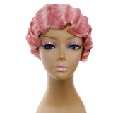 Pruik met krulspelden