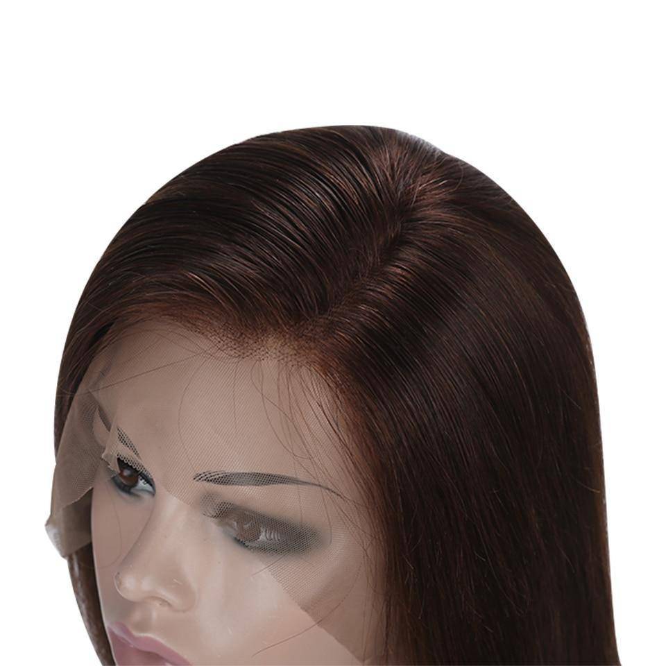 Natuurlijke brunette pruik - Perruque-Club