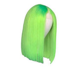 Natuurlijke groene pruik