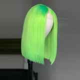 Natuurlijke groene pruik