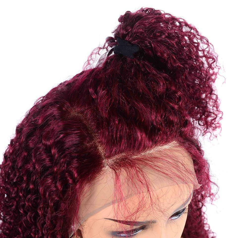 Natuurlijk rood haar Pruik