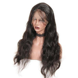 Natuurlijke halflange pruik | Perruque-Club