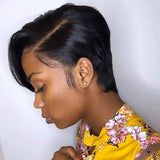 Natuurlijke korte pruik - Perruque-Club