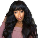 Natuurlijke Franje Pruik - Perruque-Club