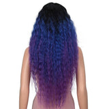 Lange Violette Pruik | Perruque-Club