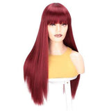 Damespruik rood
