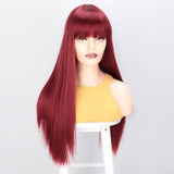 Damespruik rood