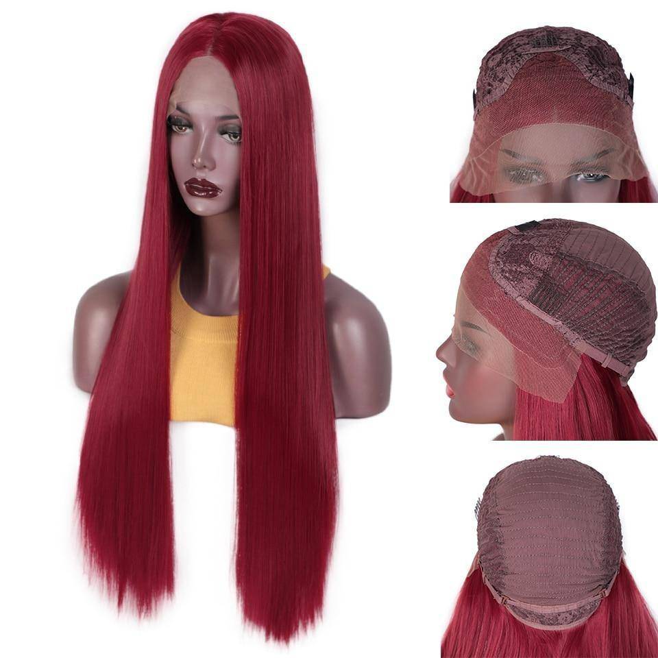 Pruik rood haar
