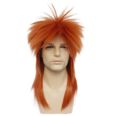 Pruik met rood haar