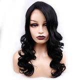 Rode Lange Krullende Pruik