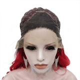 Rode Lange Golvende Pruik