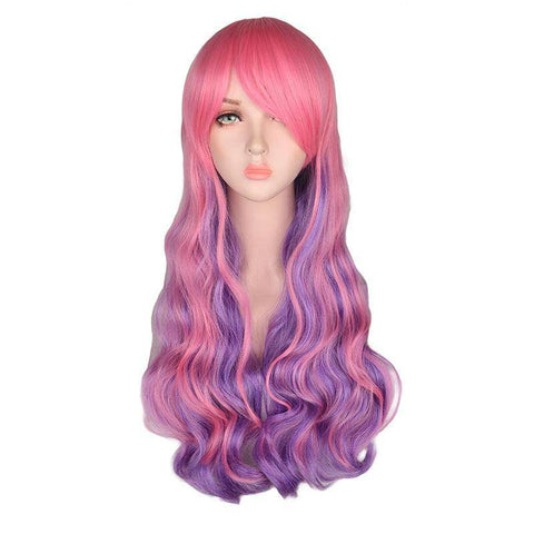 Roze Violette Pruik