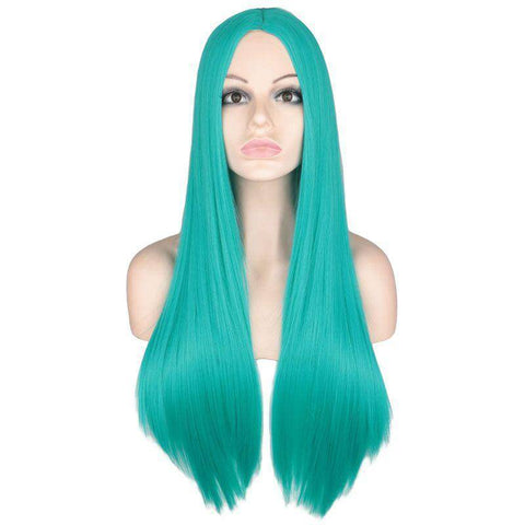 Turquoise Blauwe Pruik | Perruque-Club