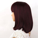 Vierkante Blonde Pruik