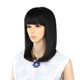 Vierkante Blonde Pruik