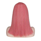 Vierkant geknipte pruik