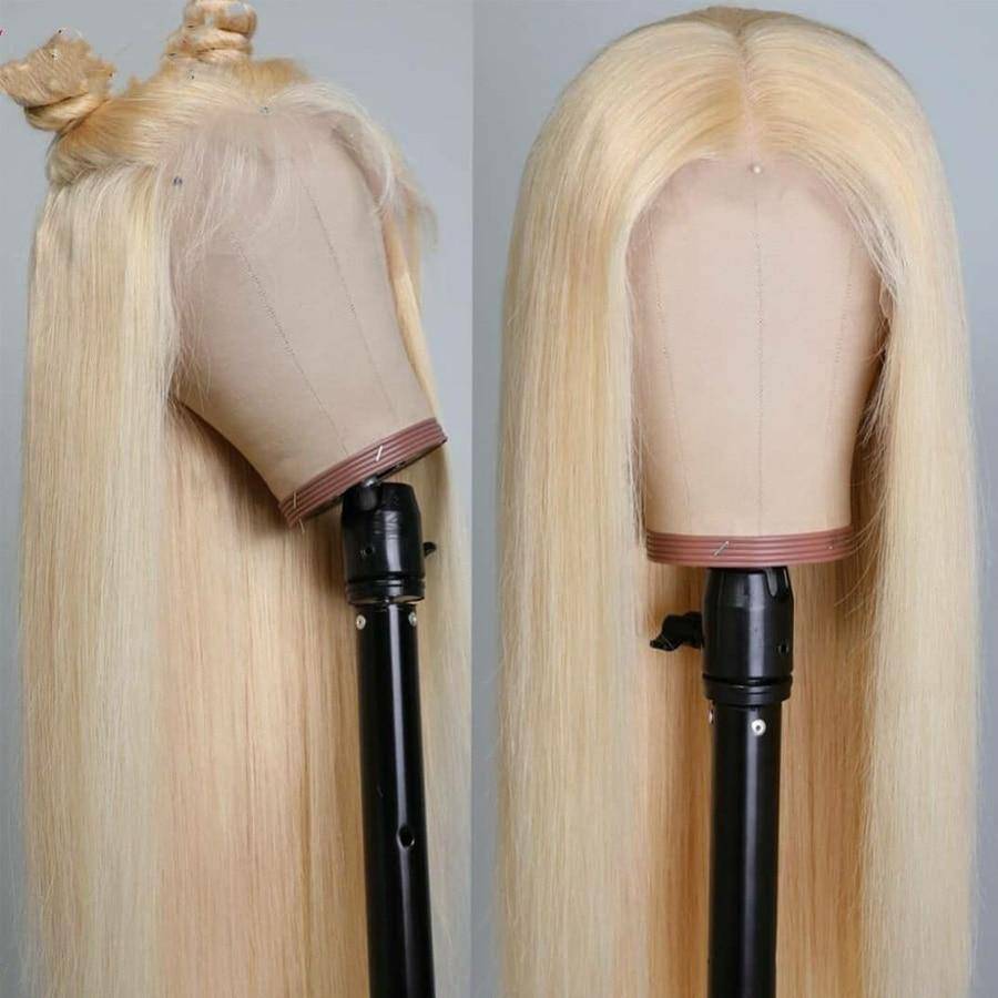 Pruik<br> Vrouw Blond Natuurlijk Haar - Perruque-Club
