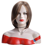 Damespruik kort bruin | Perruque-Club