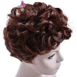 Damespruik grijs kort haar A24