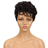 Damespruik kort natuurhaar