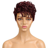 Damespruik kort natuurhaar