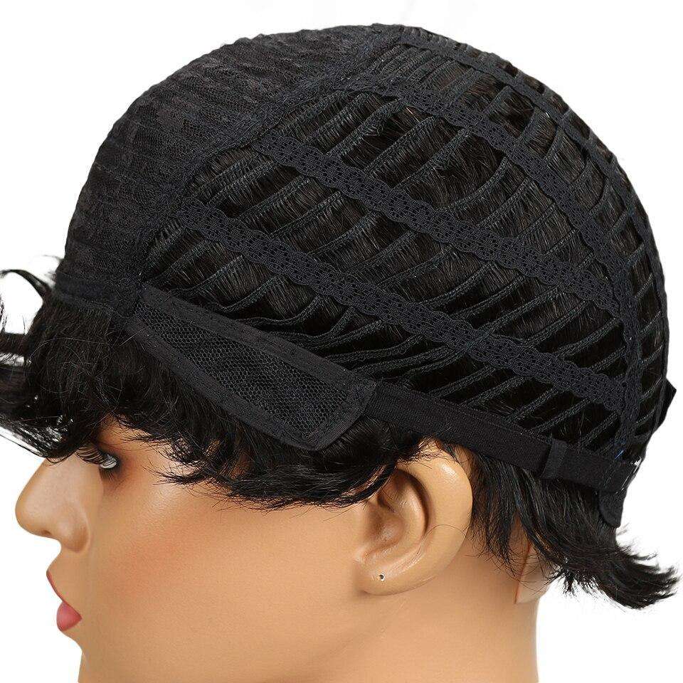 Damespruik kort natuurhaar