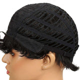 Damespruik kort natuurhaar