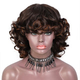 Damespruik met krullend haar