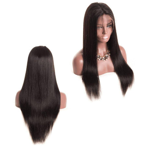 Damespruik lang natuurhaar | Perruque-Club
